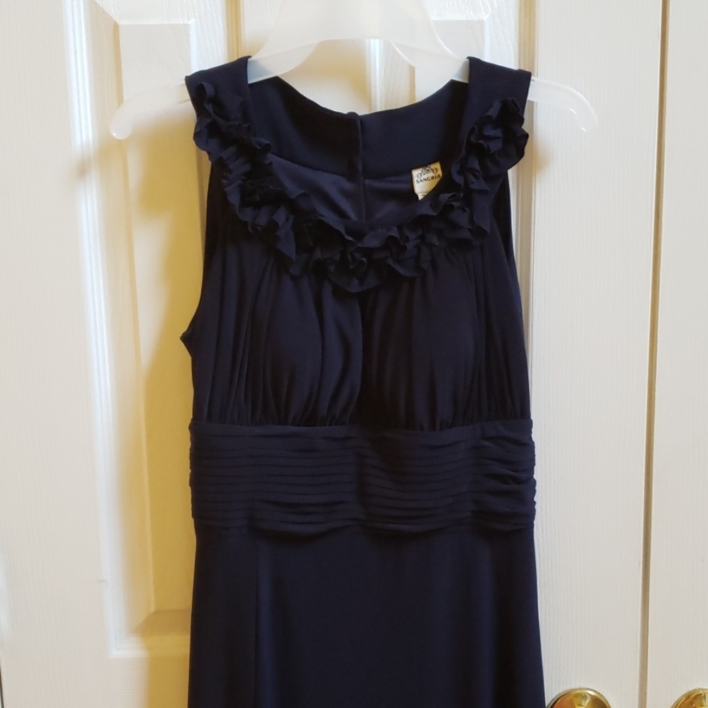 Flirty dark BLUE dress👗👗 - Picture 2 of 10